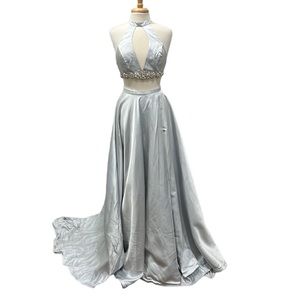 Rene the Label Pale Blue Two Piece Gown Size 4